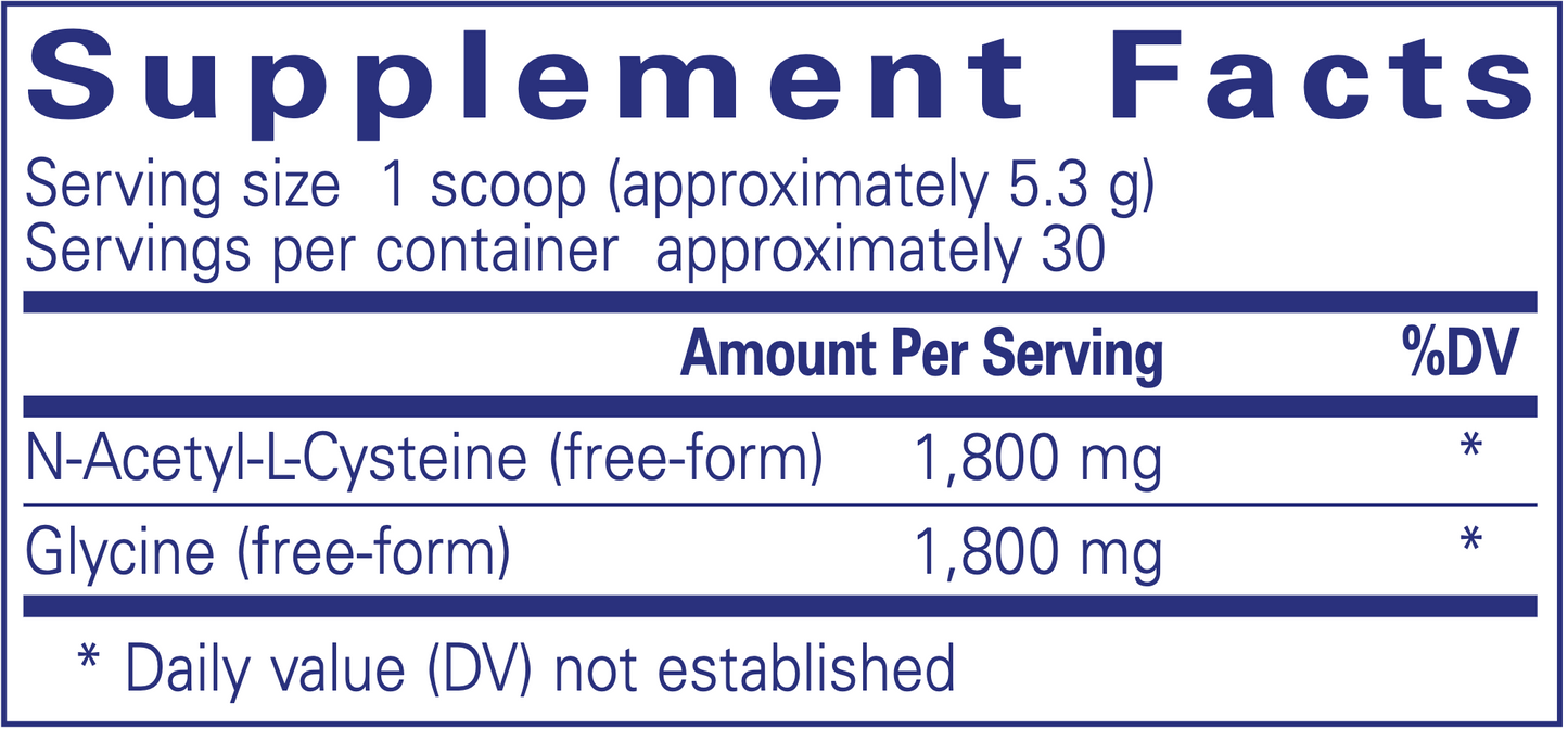 NAC + Glycine powder 5.6 oz