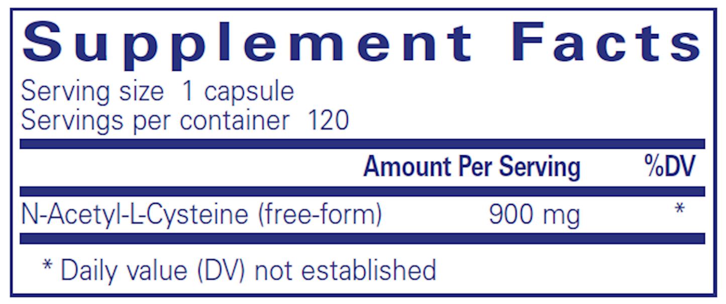 NAC 900 mg 120 vcaps