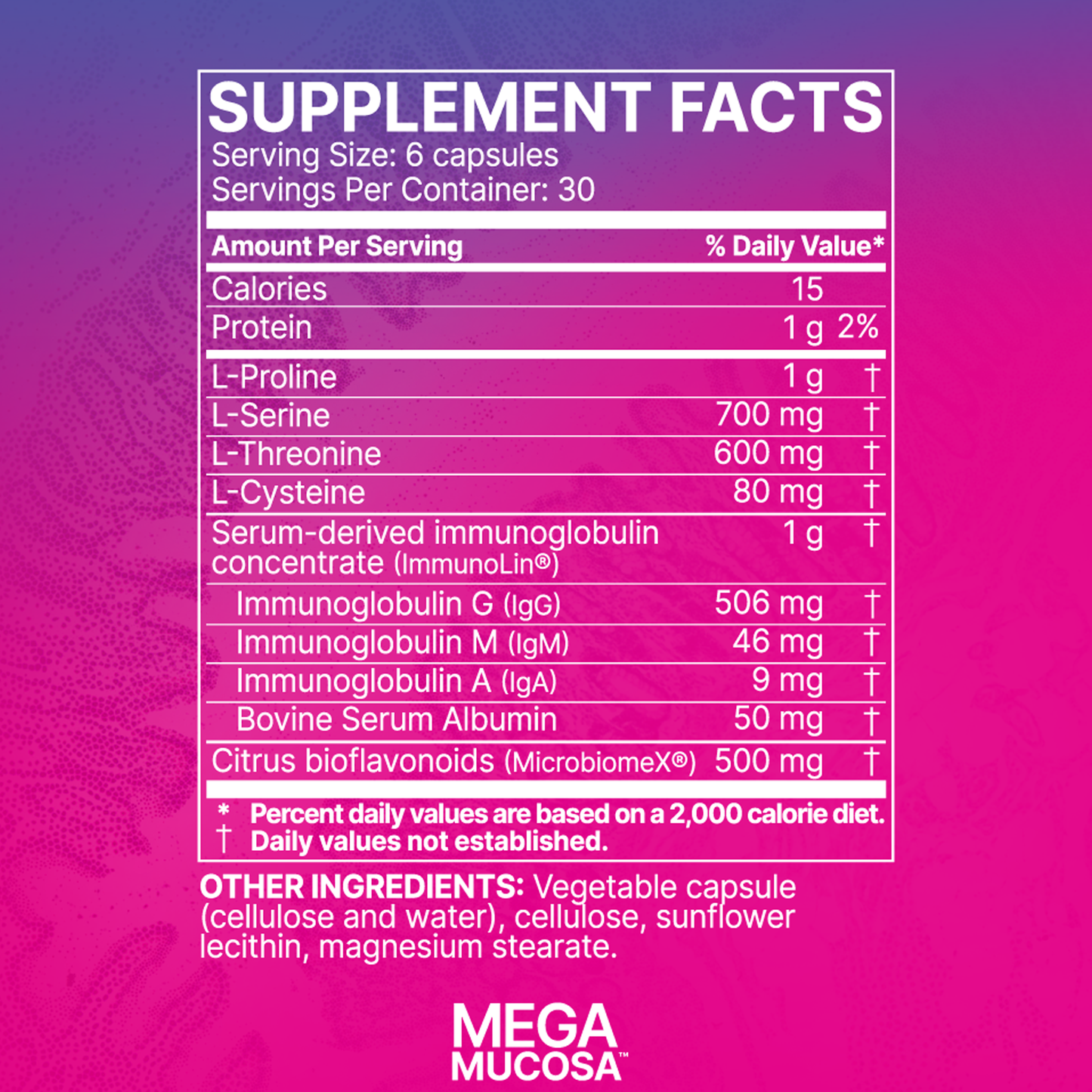 MegaMucosa Capsules 180 caps