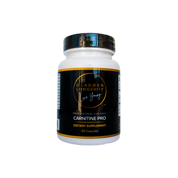 Carnitine Pro supplement bottle, designed to support fat metabolism, energy production, and endurance with high-quality L-carnitine.