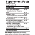 Supplement facts for Drive-M, featuring key ingredients to boost male energy, testosterone levels, and enhance physical performance.