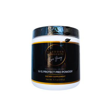 GI IG Protect Pro Powder, a digestive support powder formulated to promote gut health, protect the intestinal lining, and enhance immune function.