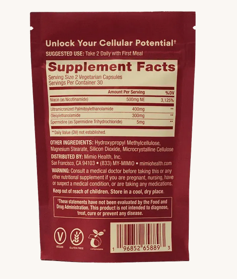 Mimio Daily Cell Care 60 capsules