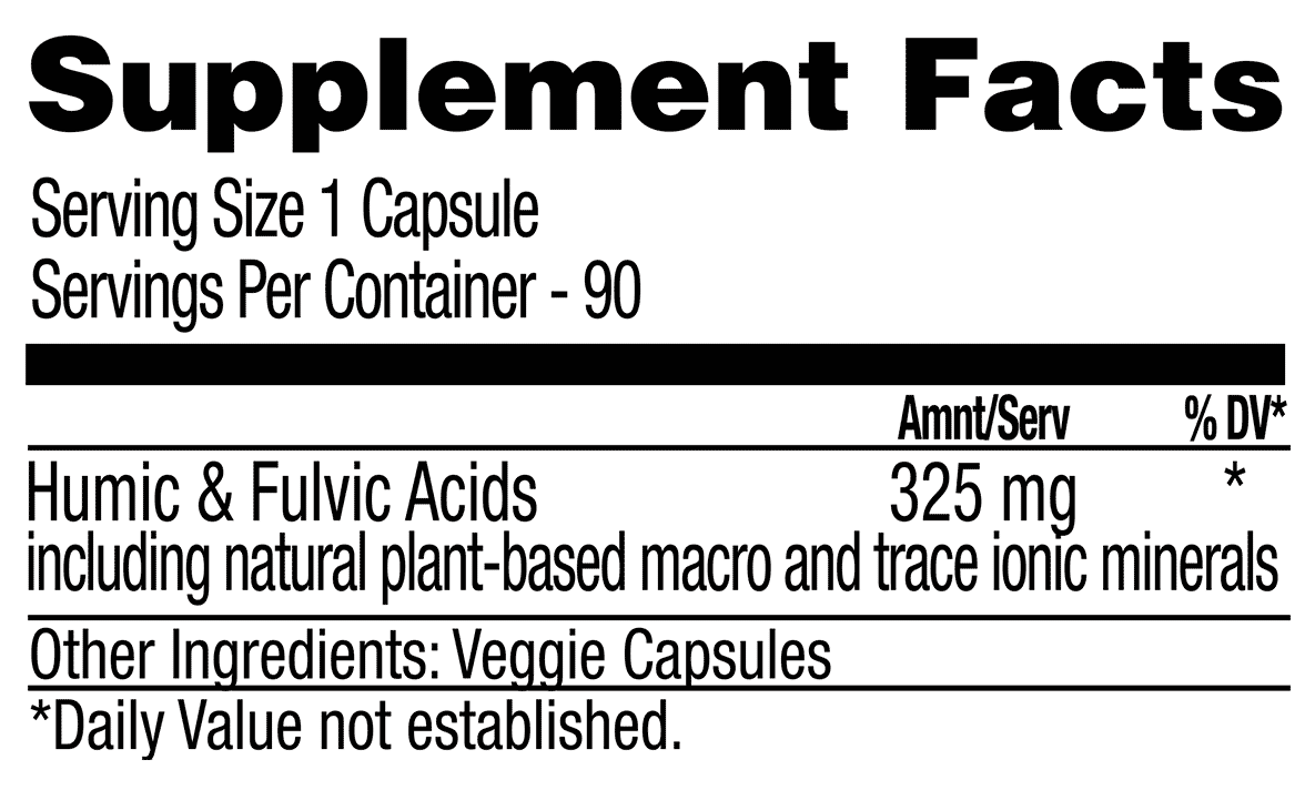 Humic & Fulvic SC 90 capsules