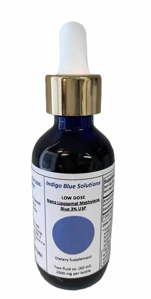 Indigo Blue Solution - Nano Liposomal Methylene Blue 3% USP