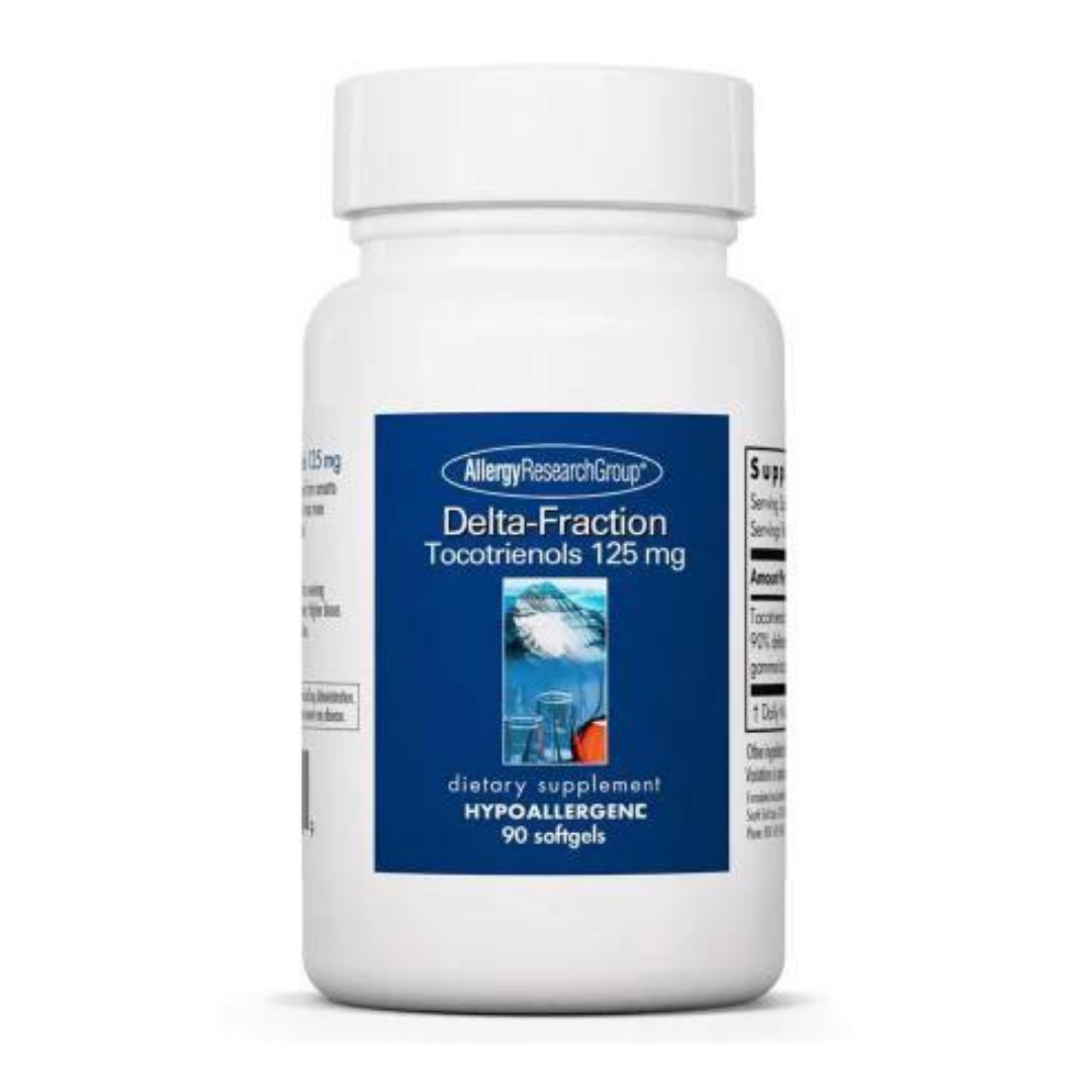 Delta-Fraction Tocotrienols contains tocotrienols from annatto beans and is free of tocopherols. Tocotrienols have more powerful antioxidant activity than tocopherols.