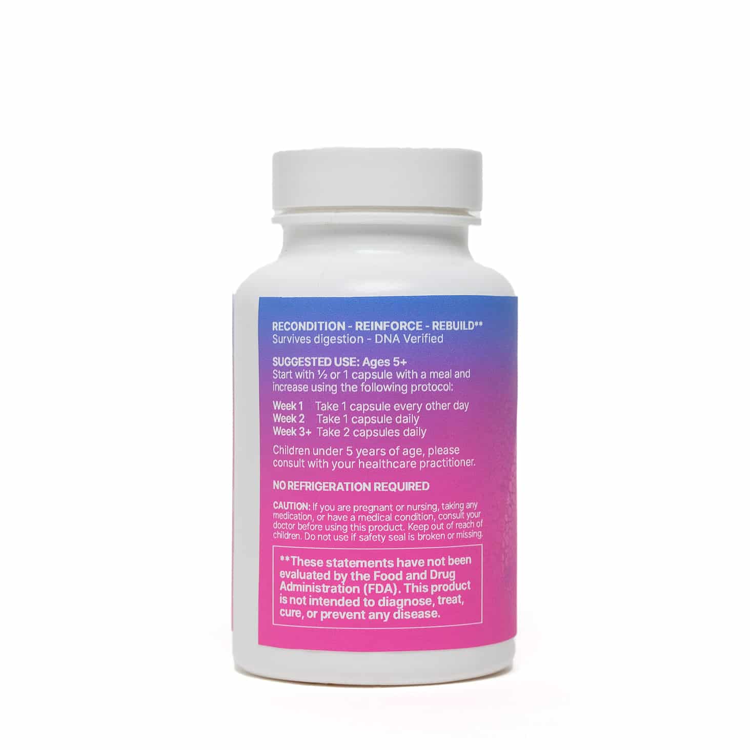 MegaSporeBiotic™ capsules, a broad-spectrum spore-based probiotic supporting gut health, featuring ingredients like Bacillus Licheniformis and Bacillus Indicus HU36™ for promoting microbial diversity and maintaining a healthy gut microbiome.