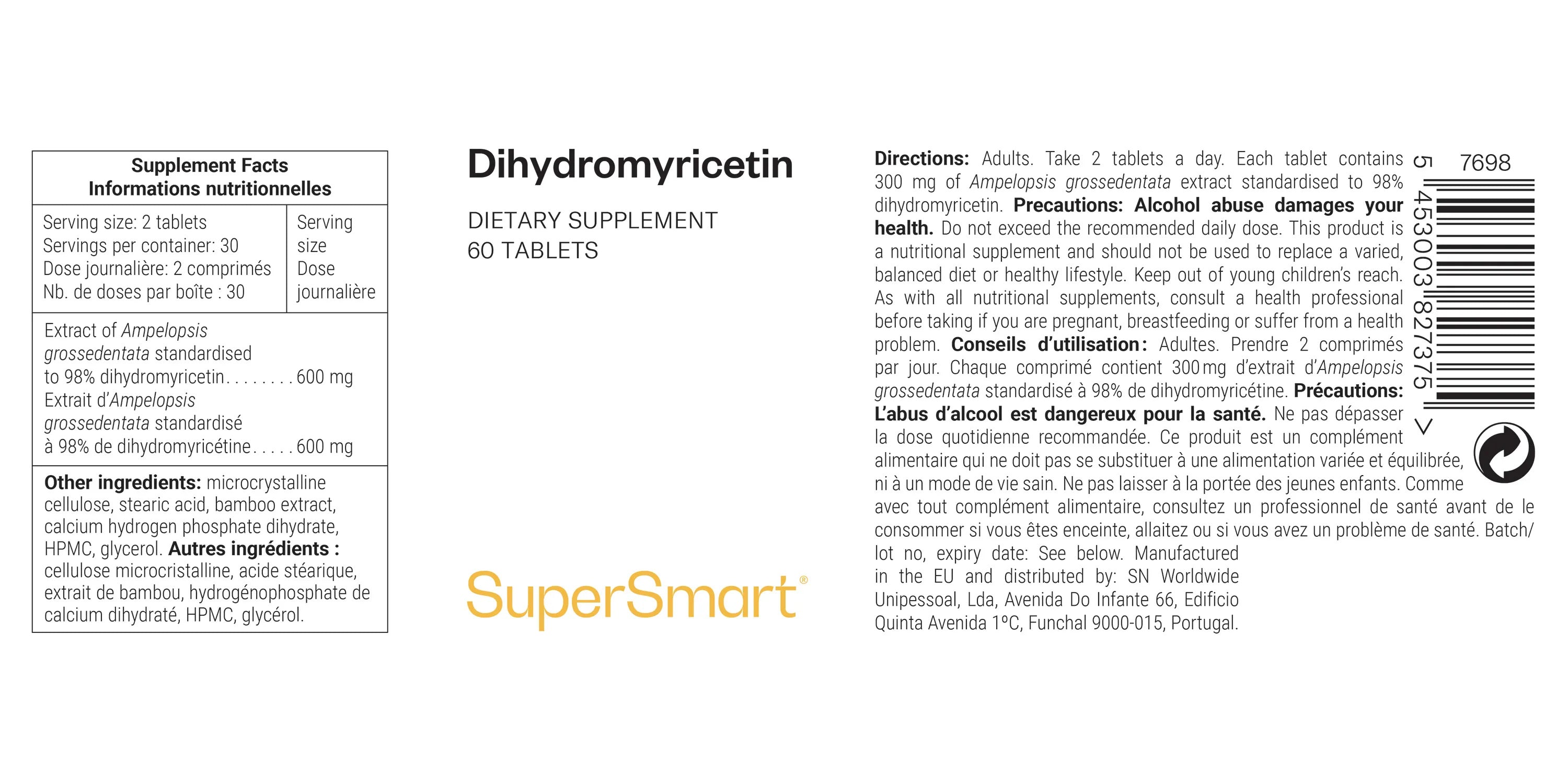 Dihydromyricetin 60 tablets