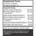 MycoBotanicals® Liver supplement featuring a blend of mushroom mycelium and herbs for liver health and detox support. Contains Chaga, Reishi, Milk Thistle, and Turmeric, formulated for daily use.