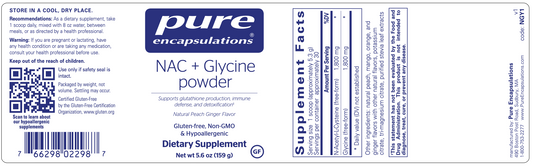 NAC + Glycine powder 5.6 oz