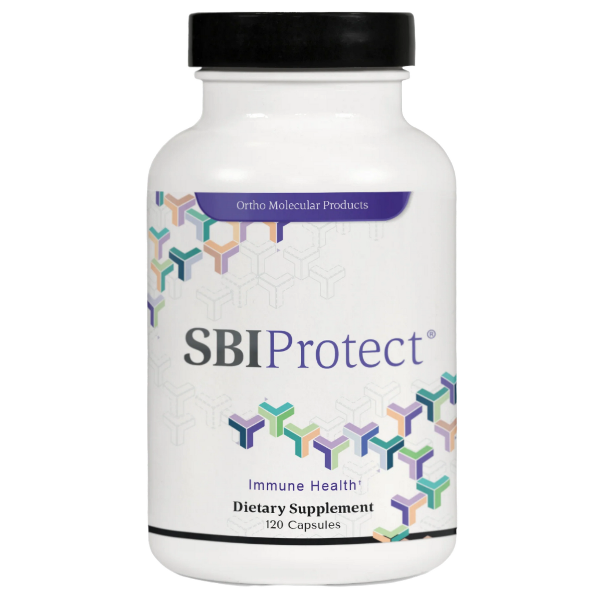 SBI Protect 120 capsules, a dairy-free immunoglobulin G supplement supporting gut health and immune system function.