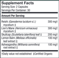 MycoBotanicals® Stress Decompress® supplement with a blend of mushrooms and herbs for stress relief and calmness. 