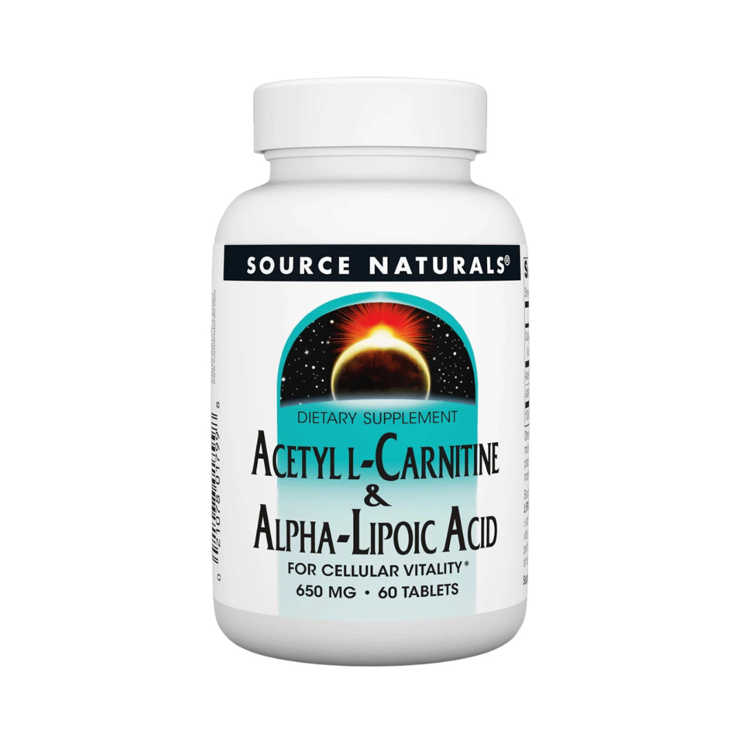 Anti aging supplements: 
Acetyl L-Carnitine & Alpha Lipoic Acid 60 ct