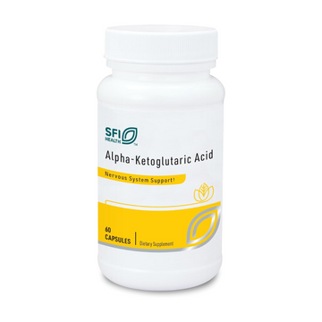 Alpha-Ketoglutaric Acid 300mg, a supplement designed to support cellular energy production and metabolic health.