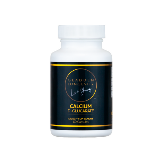 A supplement containing calcium and D-glucaric acid, commonly used for detoxification and supporting liver function. It helps to reduce the levels of toxins and estrogens in the body by promoting the natural detoxification processes. Typically found in tablet or capsule form.
