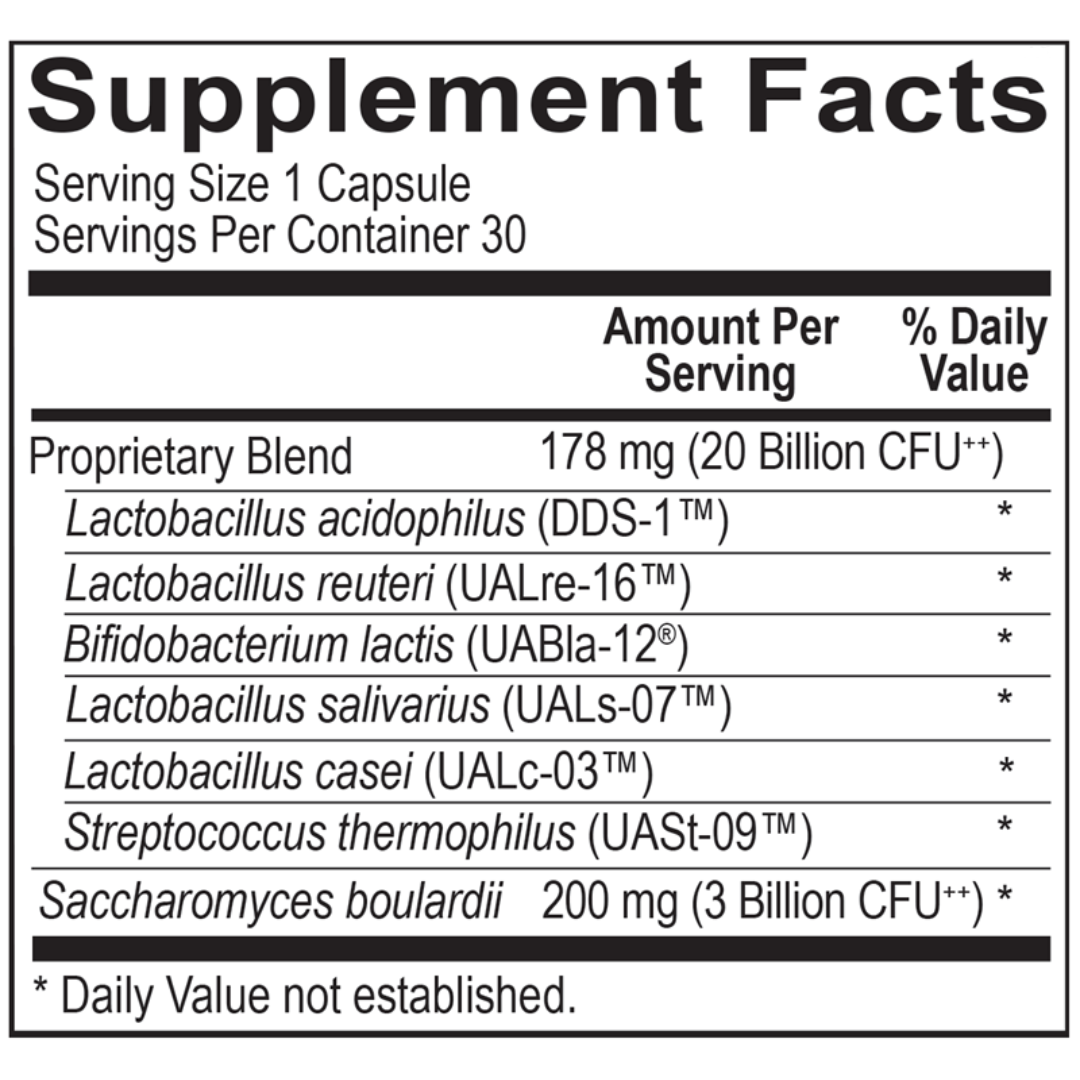 GI Flora Support Pro dietary supplement for digestive health and gut balance