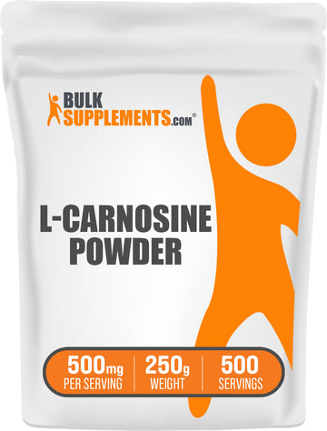 L-Carnosine powder supplement known for its purity and formulation consistency, promoting muscle recovery, enhancing exercise performance, and boosting cognitive function.