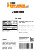 L-Carnosine powder supplement known for its purity and formulation consistency, promoting muscle recovery, enhancing exercise performance, and boosting cognitive function.