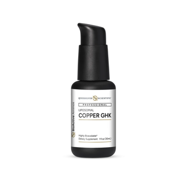 Copper GHK Liposomal Complex supplement bottle – oral liposomal GHK-Cu formula designed to support collagen production, cellular regeneration, and healthy aging