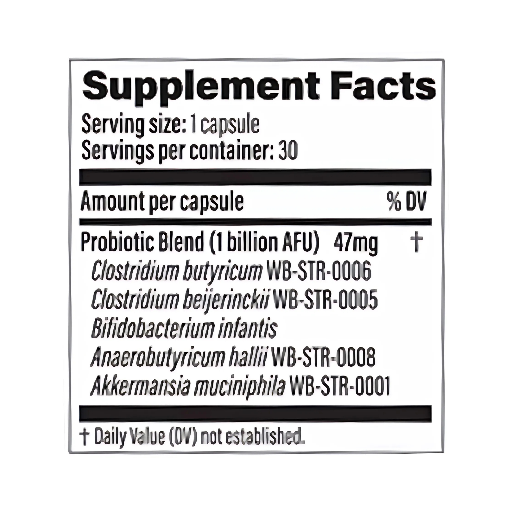Metabolic Daily Pro 30 caps – daily probiotic supplement for metabolic support and digestive health
