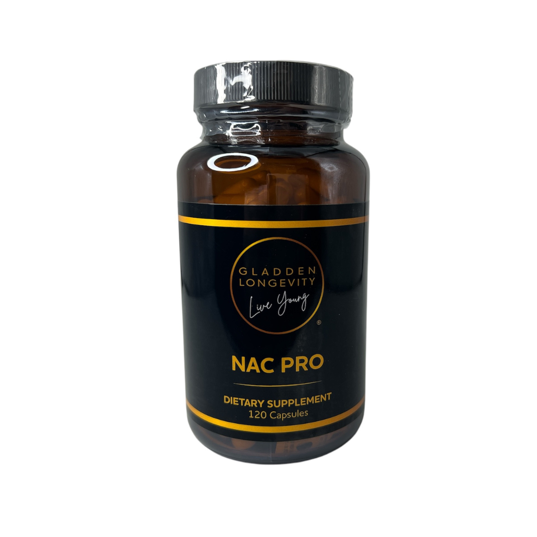 NAC Pro supplement for antioxidant support, detoxification, and immune health.