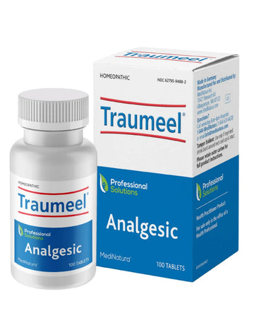 Traumeel® Tablets, natural pain relief remedy with 14 plant and mineral ingredients for muscle, back, and joint pain.