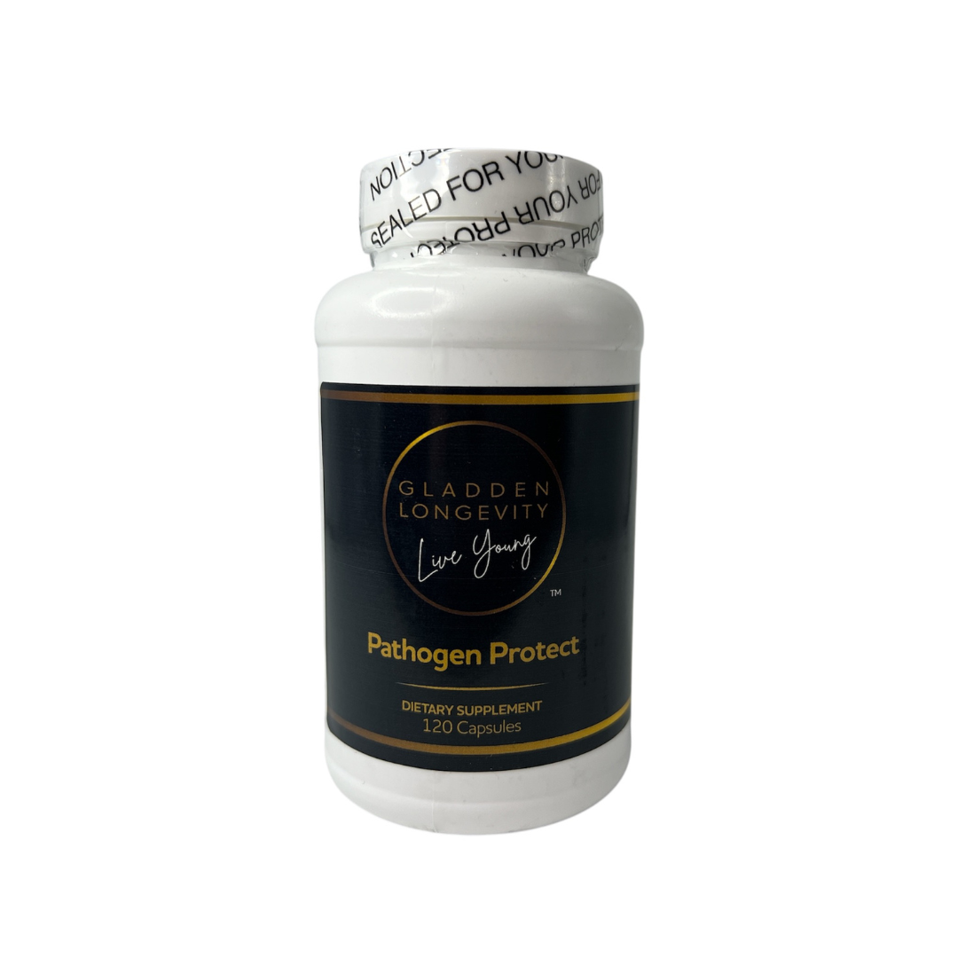 Pathogen Protect supplement for immune system defense and pathogen protection.