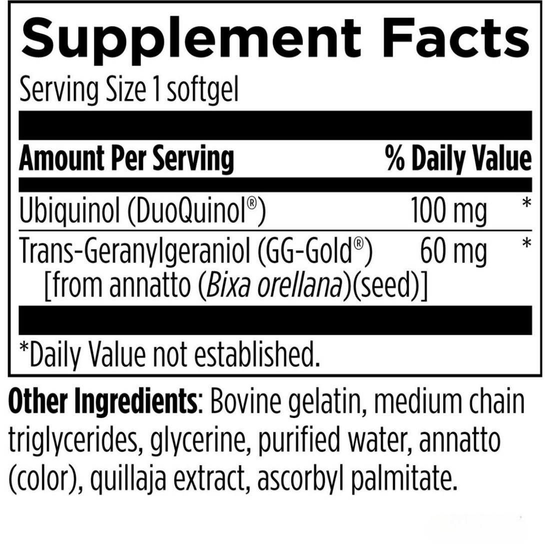 PureQ10 100 - 60 softgels