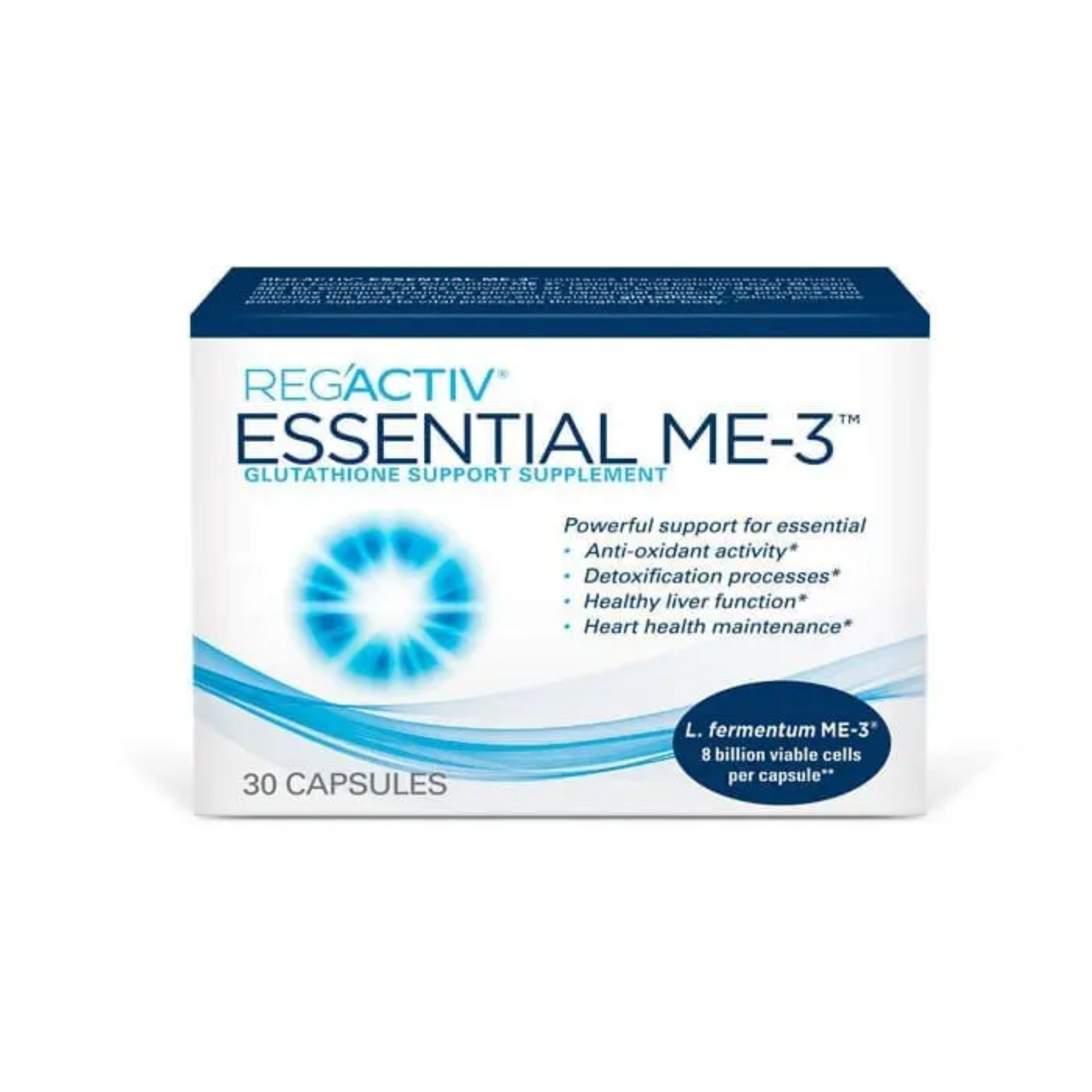 Reg'Activ® Essential ME-3 Box Front View for Probiotic Support and Gut Health