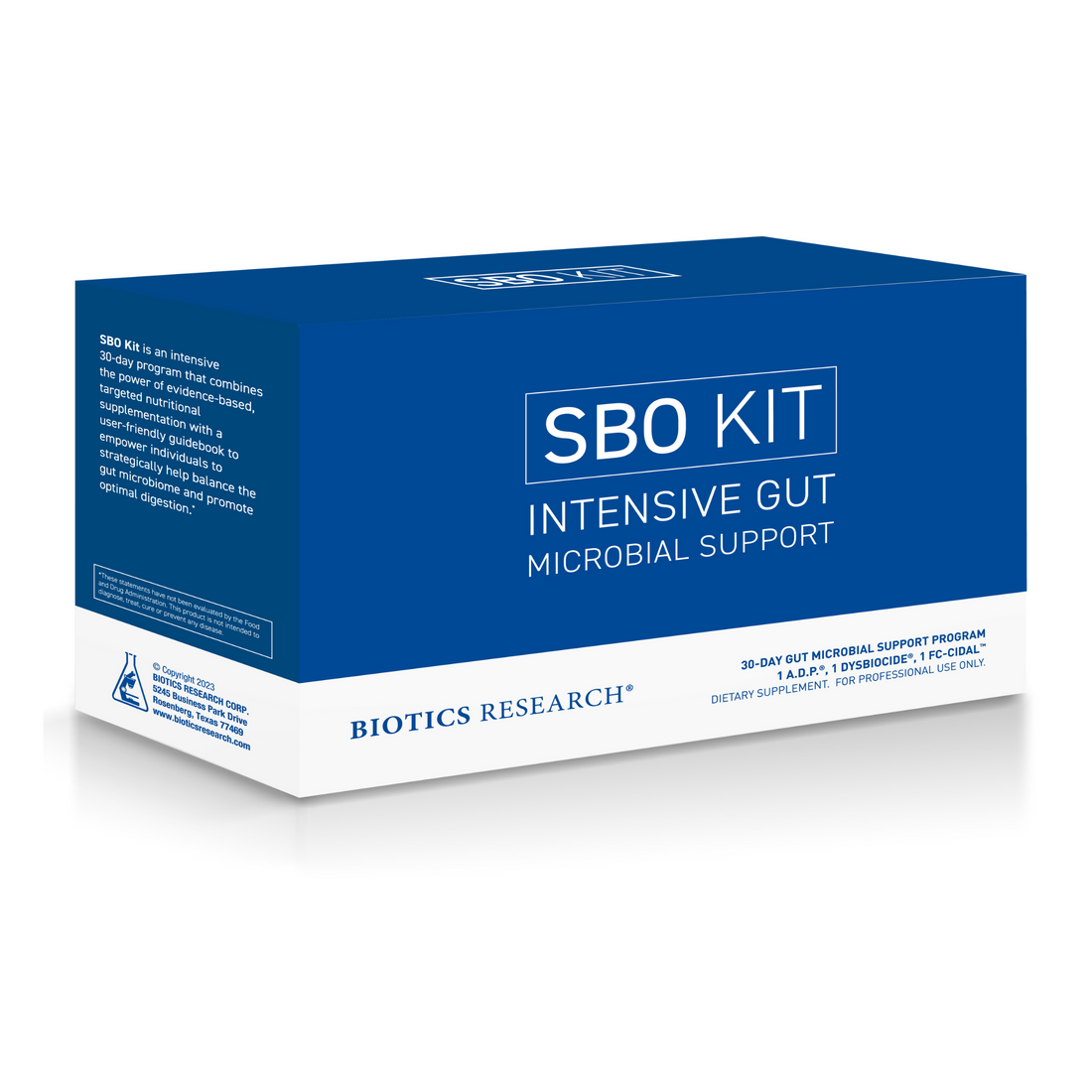 SBO Kit for Gut Health Support with Probiotic and Prebiotic Formula