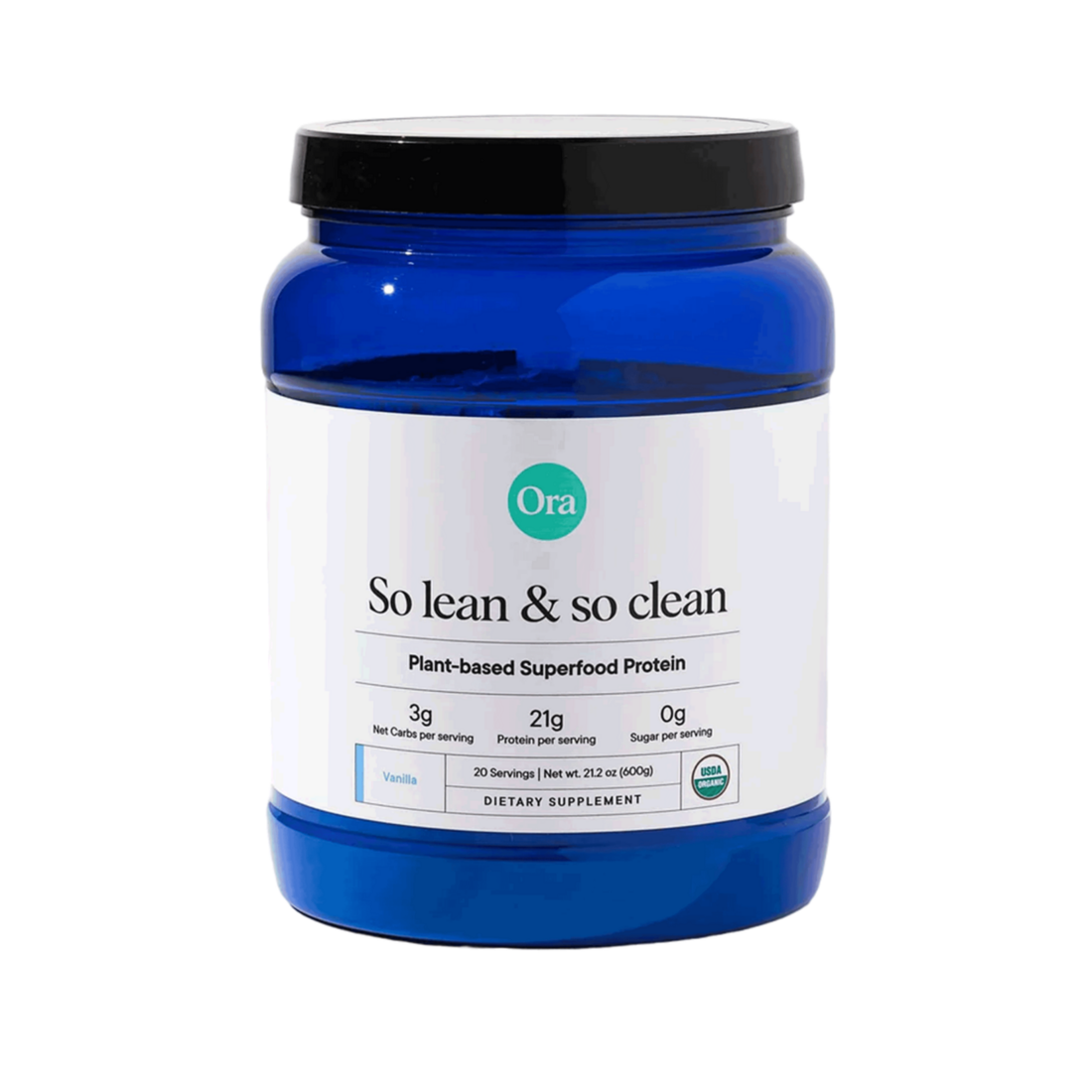 So Lean & So Clean Vanilla Plant Protein – vegan protein powder for clean nutrition and daily muscle support