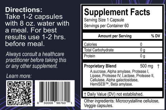 SugR-2-Fibr - 500mg caps - 60 capsules