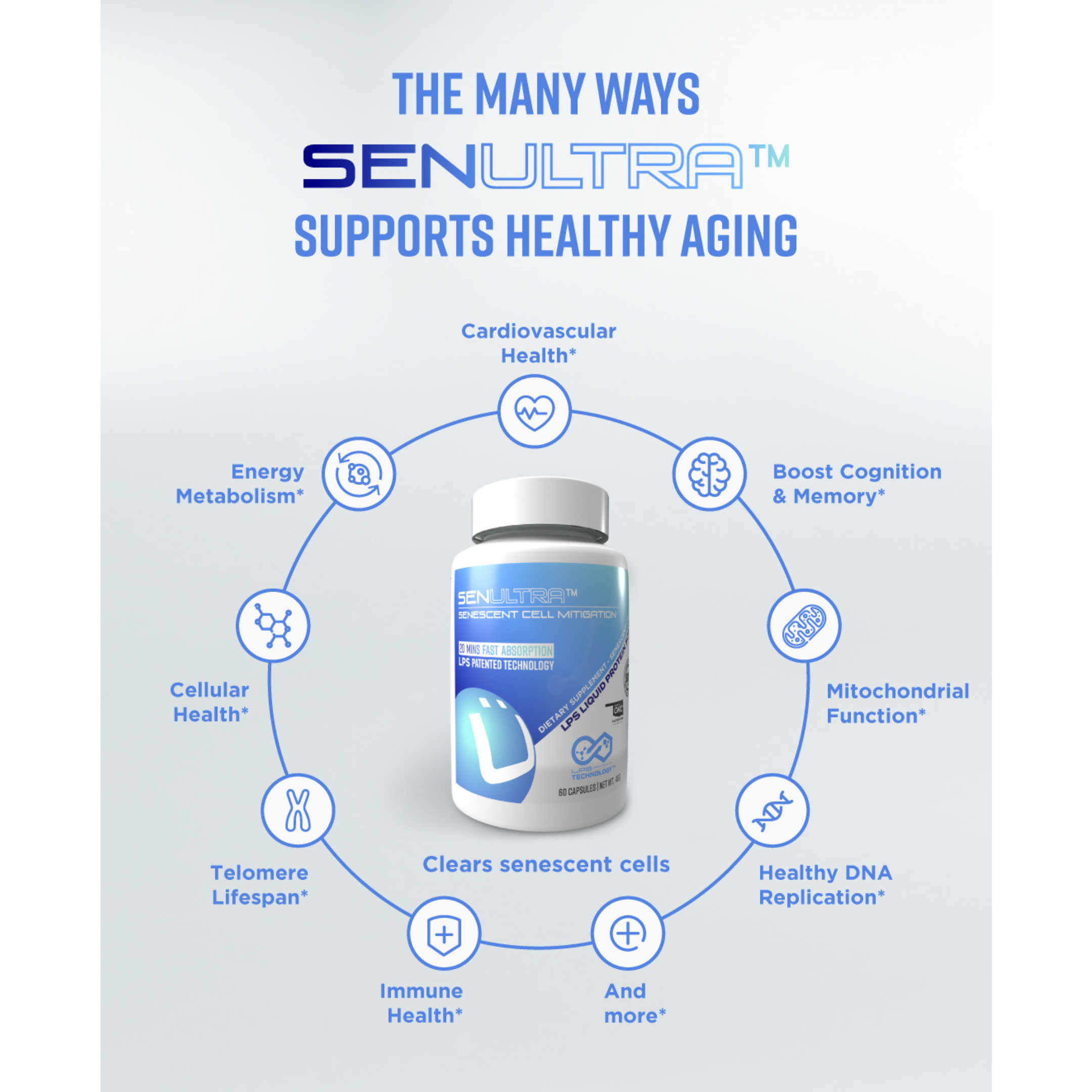 How SENULTRA supports healthy aging with powerful antioxidants and cellular rejuvenation