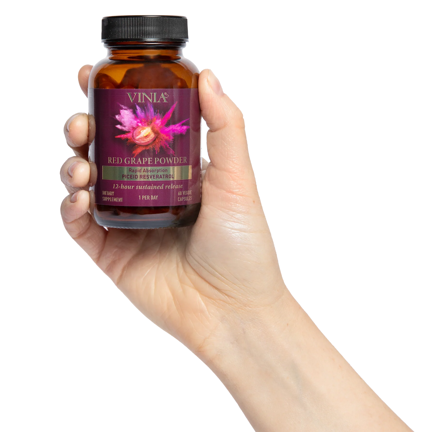 Vinia Piceid Resveratrol 60 capsules – Gladden Longevity Shop