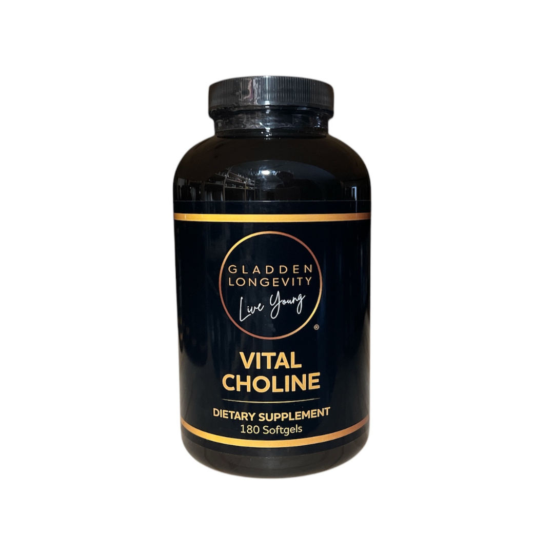 Vital Choline supplement for brain health, cognitive function, and memory support with choline and other nutrients