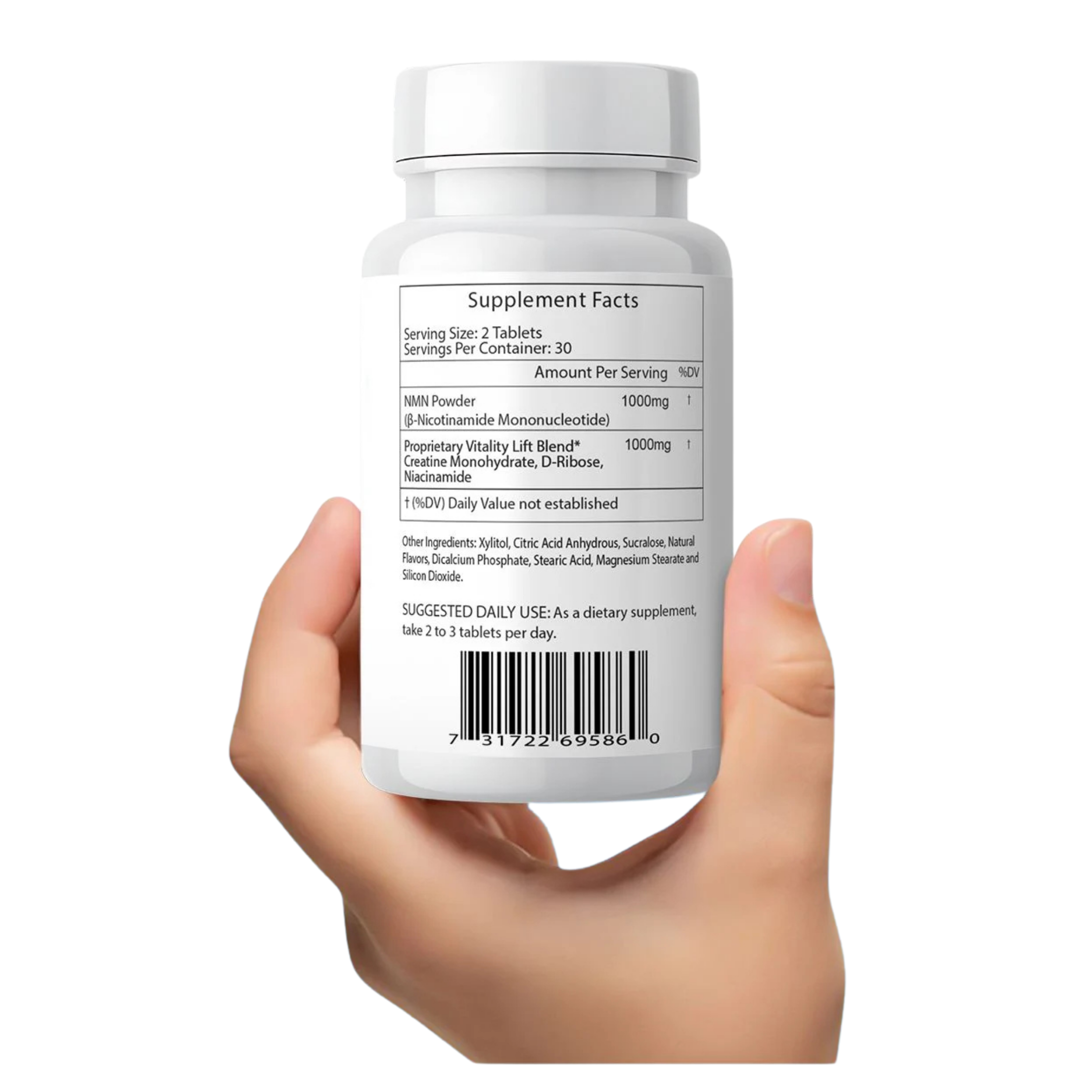 Vitality® NAD+ Booster Chewables - 60 tabs