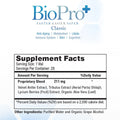 BioPro + 28 vials, a non-synthetic growth factor supplement designed to enhance hormonal, metabolic, and regenerative functions, featuring a label that highlights benefits such as increased muscle mass, faster recovery, and improved mood.