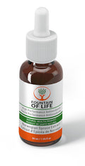 Fountain of Life lignan supplement featuring Picea Abies extract from Norwegian Spruce, a powerful antioxidant source. This supplement replenishes lost lignans from modern diets, promoting overall well-being and protection against environmental toxins. Suitable for various weight categories, it can be mixed with water, juice, or beer for an easy health boost.