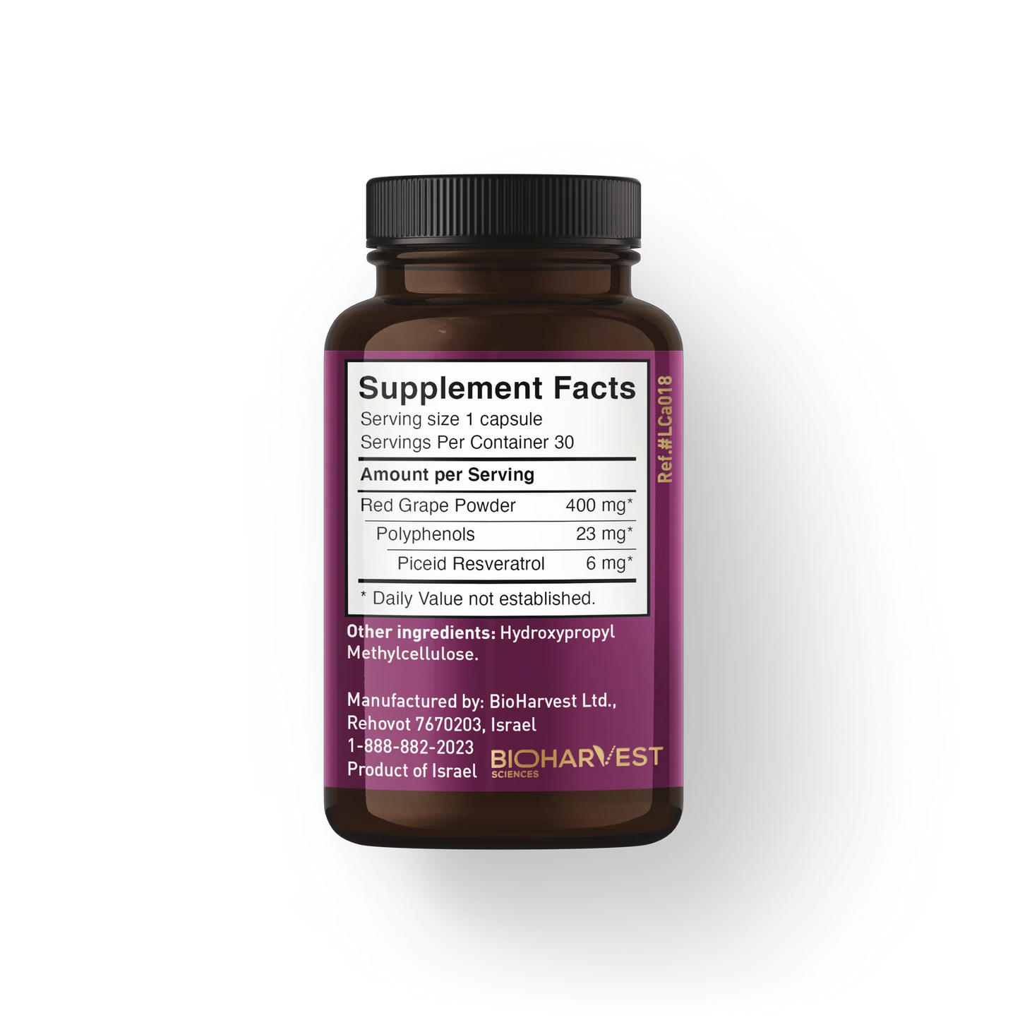Vinia Piceid Resveratrol 60 capsules – Gladden Longevity Shop