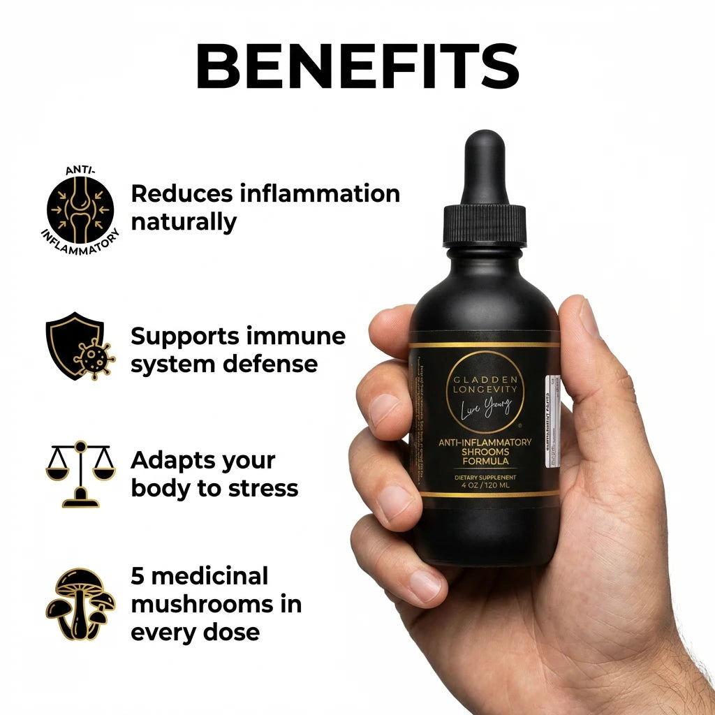 Anti-Inflammatory Shroom Formula 4fl oz
