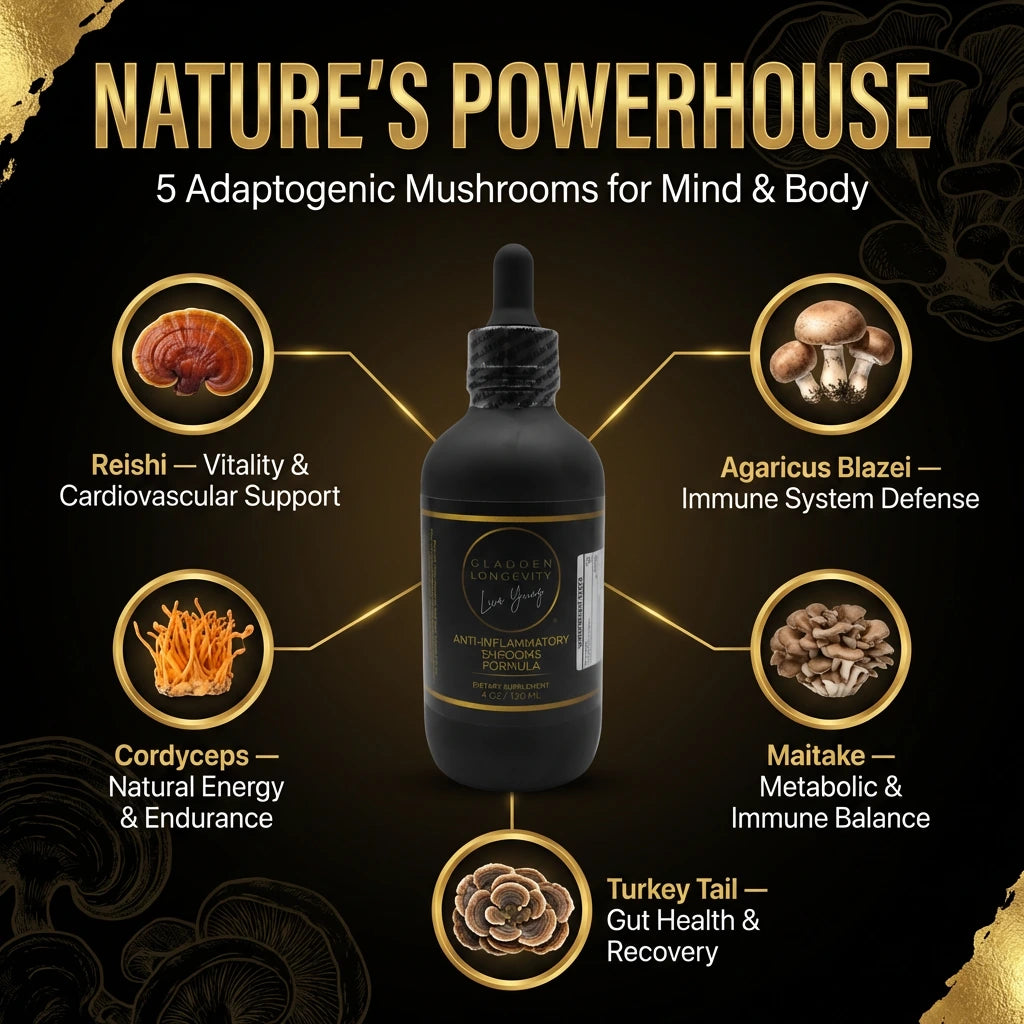 Anti-Inflammatory Shroom Formula 4fl oz