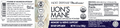 Host Defense® Lion’s Mane Powder made from freeze-dried activated mushroom mycelium, promoting mental clarity and nervous system support.