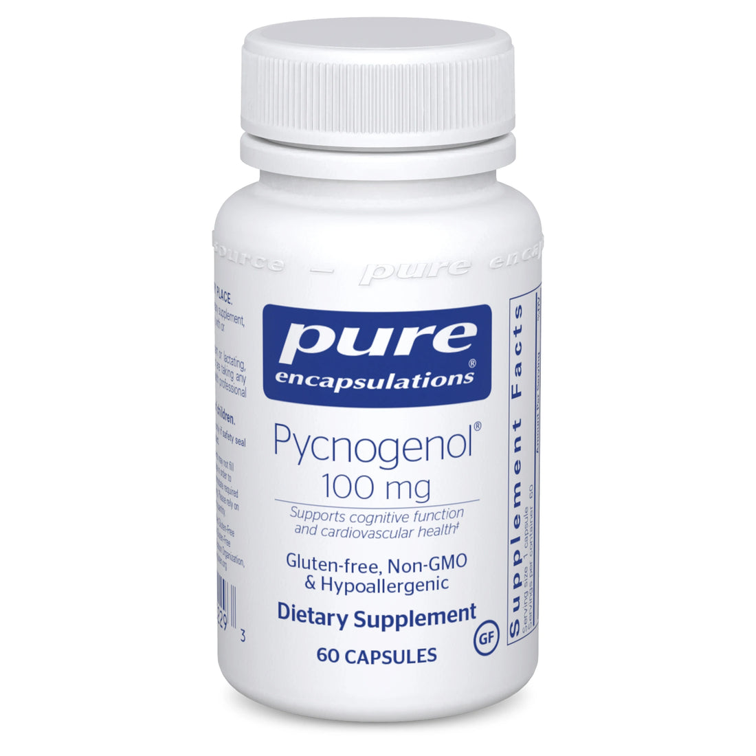 Pycnogenol | Pine Bark Extract capsules for cognitive and cardiovascular health, vegan-friendly, with standardized proanthocyanidins for vascular support.