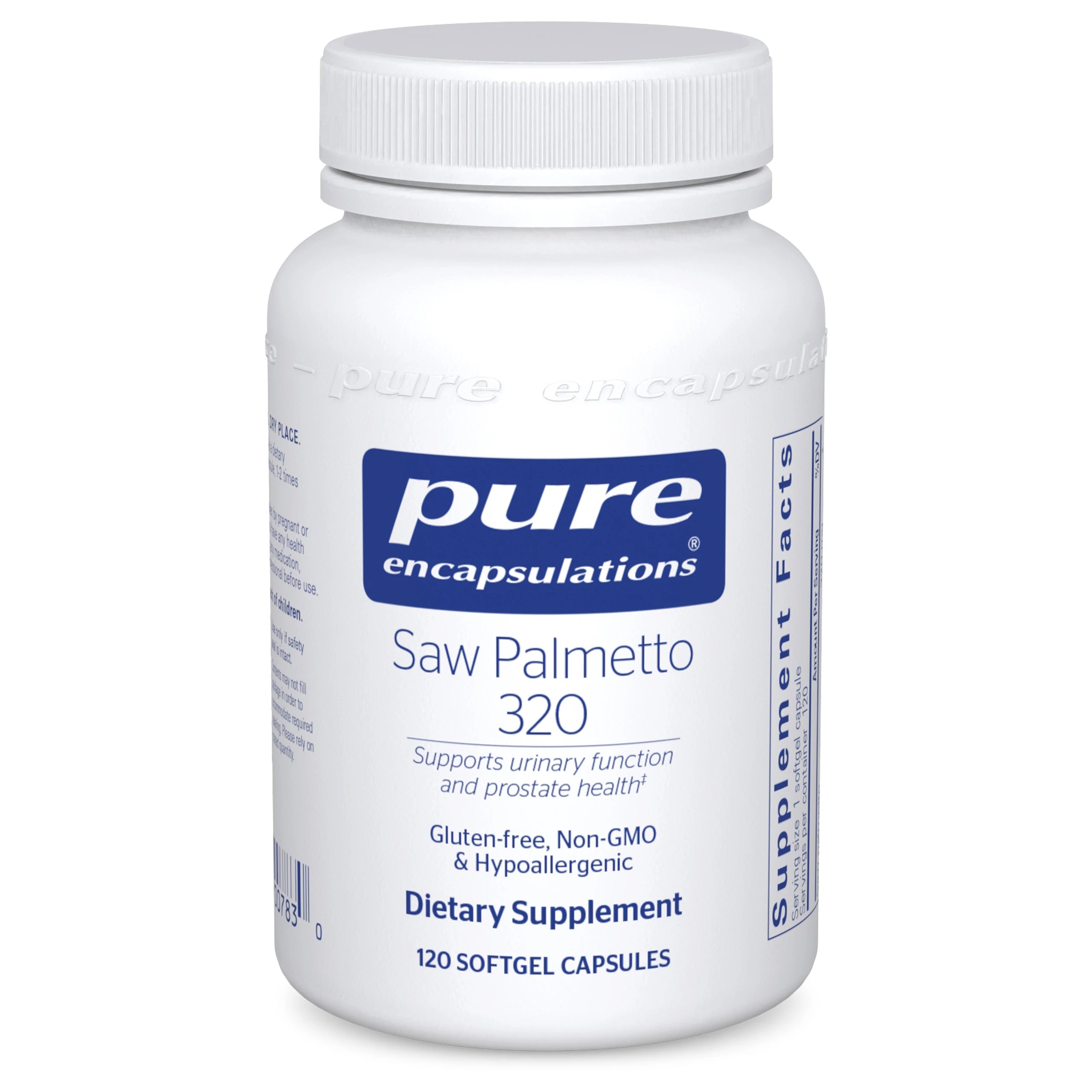 Saw Palmetto 320 supporting prostate health and urinary function with high-quality, standardized ingredients.