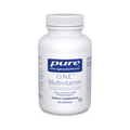 Once-daily nutrient essentials supplement bottle with sustained-release CoQ10, providing essential vitamins and minerals for overall wellness.